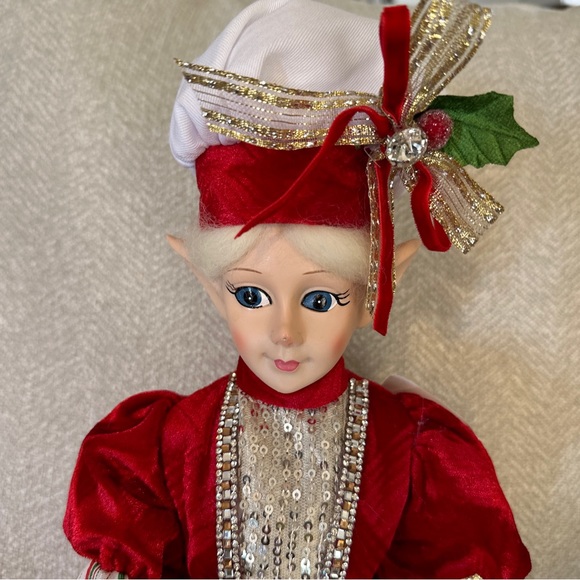 Ralph Lauren Style Christmas Elf Fairy Shelf Sitter 30” NWT Martha Stewart - Picture 3 of 12
